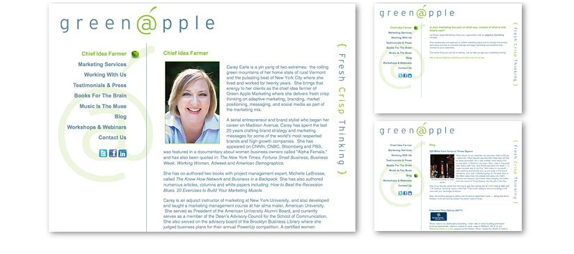 Green Apple Marketing Website