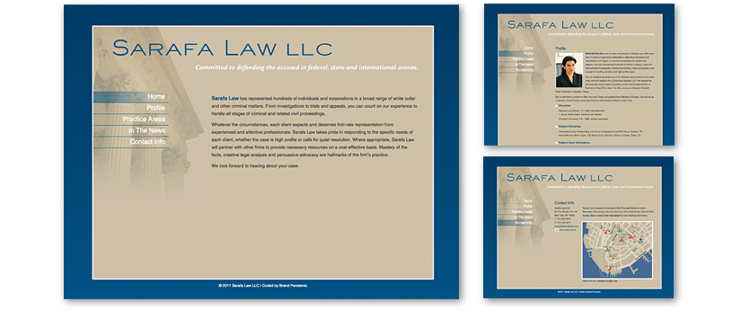 Sarafa Law website
