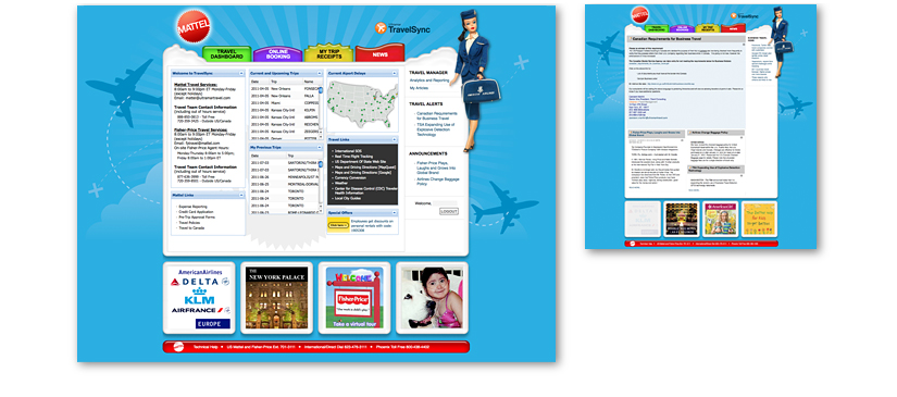 Mattel Travel Portal