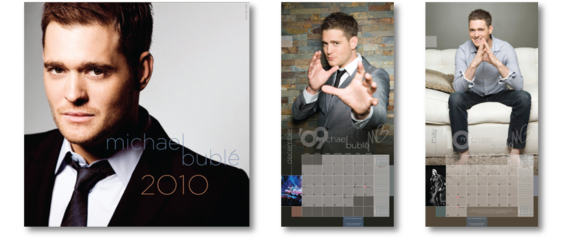 Michael Bublé 2010 calendar