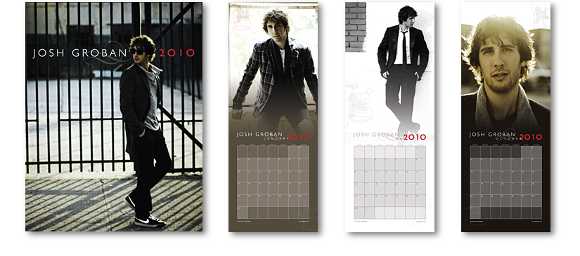 josh Groban 2010 calendar
