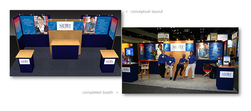 NEMT trade show booth