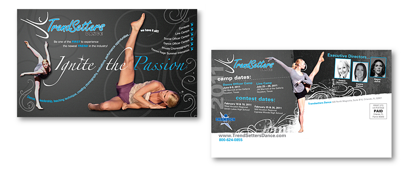 champions tours trendsetters postcard